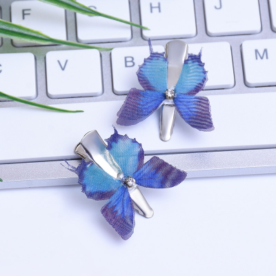 Small Butterfly Tweezers Dreamy Sweet Side Clip Fairy Girls' Hairpin Hair Accessories Ins Style Butterfly Clip Fringe Clip