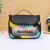 New Transparent Makeup Wash Bag Portable PVC Waterproof Portable Good-looking Storage Bag Stitching Cosmetic Bag Wholesale