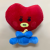 BT21 Bullet-Proof Youth League Pillow BTS Jintaiheng Tata Jung Kook Doll Type Doll Sitting Style Plush Doll