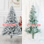 Christmas White Flocking Christmas Tree PVC Simulation Falling Snow Christmas Tree Made Snow Pine Tree Shopping Window Decorative Tree