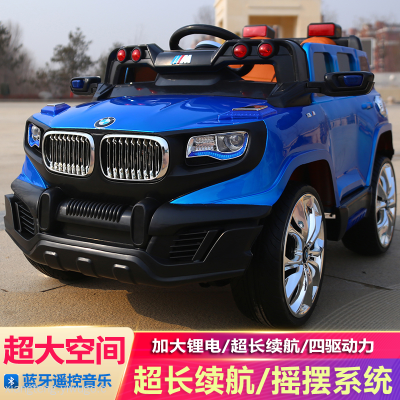 New Children's off-Road Vehicle Four-Wheel Drive Power Children's Electric Luminous Toys Baby Novelty Toys One Piece Dropshipping
