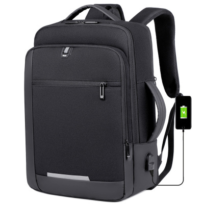 2022 Cross-Border New Arrival Men's Backpack Large Capacity Scalable Multifunctional USB Travel Business Computer Backpack