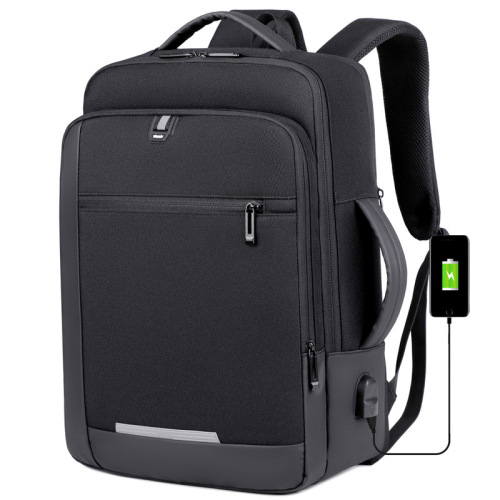 2022 cross-border new men‘s backpack large capacity scalable multifunctional usb travel business computer backpack