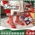 Women's Mid Tube Stockings Korean Cute Cotton Thread Large Red Socks Birth Year Socks Korean College Style Stockings Christmas Gift Box Socks