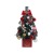 Korean Style Pink Mini Christmas Tree Set Desktop Christmas Tree Ornaments Led Gold 60cm Snow Tree Gift with Light