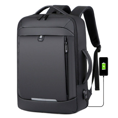 2022 New Business Commute Backpack Expansion Multifunctional Waterproof Student Travel Men's Computer Backpack