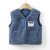 Baby Vest Fleece-Lined Autumn and Winter Waistcoat Children's Keep Warm in Spring and Autumn Vest Outer Wear Vest Baby Thickened Vest Children's Clothing