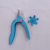 U-Shaped Scissors Nail Shaped Piece Scissors Multi-Functional French a Cross-Type Shear Crystal UV Nail Extension Trimming Scissors Manicure Implement