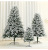 Spot Supply Mixed Snow Tree New Falling Snow PE Flocking Christmas Tree without Lights