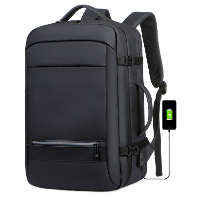 Cross-Border New Arrival Male Student Large Capacity Travel Backpack Men's Business Waterproof Multi-Functional Computer Backpack