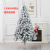 Christmas White Flocking Christmas Tree PVC Simulation Falling Snow Christmas Tree Made Snow Pine Tree Shopping Window Decorative Tree