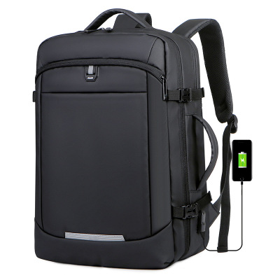 2022 Cross-Border New Arrival Backpack Men's Backpack Large Capacity Business Travel USB Multifunctional Computer Bag