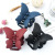 2022 New Frosted Butterfly Grip Exquisite Half Tie Ponytail Hair Claw Hair Accessories Personality Fashion Back Head Claw Clip