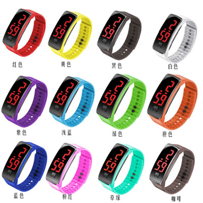 2022 Cross-Border New Arrival Second Generation LED Electronic Watch Gift Children Student Sports Electronic Bracelet & Watch LED Watch