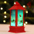 Cross-Border Wholesale Christmas Decorations Plastic Night Lamp Storm Lantern Santa Claus Christmas Gift Electronic Candle
