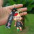 Cartoon New Year Christmas Princess Key Chain Epoxy Doll Decorative Pendant Gift Couple Cars and Bags Keychain