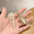 2022 Korean Style New Rhinestone Barrettes Fashion Personality Bangs Broken Hair Duckbill Clip Headdress Hairpin Women's Hair Clip