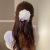 Korean Style Super Fairy Mesh Flower Feather Grip Fashion Temperament Back Head Updo Shark Clip Barrettes Personalized Hair Accessories