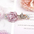 Handmade Fabric Floral Barrettes Rhinestone Rose Spring Clip Three-Dimensional Crystal Hairpin Hair Accessories Antique Elegant Headdress