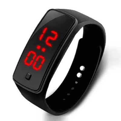 Fashion Sports Second Generation LED Watch Male and Female Students Children's Sunglasses Electronic Bracelet Silicone Gift Watch Wholesale
