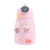 Cute Big Belly Smart Insulation Cup Sticker Student Portable Cup with Rope Handle Led Touch Display Bottle for Children
