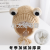 Baby Hat Spring, Autumn and Winter Baby and Infant Boy Knitted Woolen Cap Thickened Fleece-Lined Cartoon Frog Hat