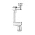 Faucet Universal Sprinkler 1440 Degree Rotating Mechanical Arm Basin Splash-Proof Artifact Extender