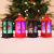 Cross-Border Wholesale Christmas Decorations Plastic Night Lamp Storm Lantern Santa Claus Christmas Gift Electronic Candle