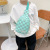 2022 Korean Style Boys and Girls Shoulder Messenger Bag Letter Plaid Children's Small Waist Bag Casual All-Match Shoulder Messenger Bag