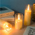 Electronic Candle LED Electronic Candle Light Decoration Simulation Glass Birthday Ideas Wedding Props Pilot Lamp