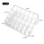 Acrylic Transparent Nail Polish Eyebrow Pencil Display Stand Makeup Plastic Cosmetics Storage Box Desktop 24 Grid