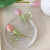 Fresh Tulip Flower Barrettes Simple All-Match Back Head Updo Shark Clip Grip Cute Fashion Hair Accessories