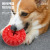 Doggs New Cross-Border Dog Bite-Resistant Food Leakage Toy Red Rubber Fun Bite Molar Rod Cleaning Teeth