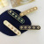 Korean New Gold-Plated Enamel Letter Flower Barrettes High Sense Fashion Duckbill Clip Internet Celebrity Hair Accessories for Women