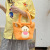 Cute Pooh Cartoon Tote 2022 New Personality Large Capacity Girl Heart Shoulder Bag Sweet Plush Bag