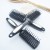Black Vent Comb Hair Curling Comb Blow Hair Comb Hollow out Value Hair Comb Plastic Comb