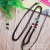 Hand-Woven High-End Pendants Necklace Rope Agate Sandalwood Beads Color Retaining Golden Balls Ornament Cinnabar Pendant Lanyard Wholesale