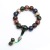 Beijing Yonghe Palace Same Style Fragrant Gray Colored Glaze Bracelet Buddha Beads TikTok Little Red Book Fragrant Gray Glazed Bracelet Men and Women Jewelry