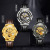 One Piece Dropshipping Jsdun Brand Watch Factory Automatic Mechanical Watch Hollow out Leather Business Men's Watch Men