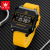 Olevs Brand Factory Wholesale Sports Multifunctional Square Smart Electronic Watch Waterproof Men's Watch Men's Watch