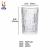 INS Style Fashion Tree Pattern Golden Edge Transparent Glass Household Drinking Cups
