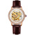 Caro TIFF Women's Watch with Rhinestones Trendy Fashion Mechanical Watch Women's Automatic Hollow Watch Stainless Steel Waterproof Luminous