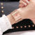 Foreign Trade Women's Fashion Fashion Watch Square Foreign Trade Bracelet Factory Direct Sales Rhinestone Watch A010