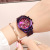 Foreign Trade Gedi Purple Sports Watch Ladies New Quartz Watch Simple Casual All-Match Steel Watch Wholesale