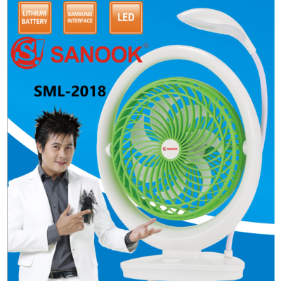 Sanook Fan SML-20186 Mini Little Fan Creative Desktop Fan Jr2018 Fan
