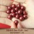 One Piece Dropshipping Chen Shi Cinnabar Raw Ore Scattered Beads Bracelet Accessories Single Bead Bracelet Pendant Cinnabar Stone round Buddha Beads