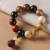 Natural Ebony Wooden Beaded Bracelet 20mm Buddha Beads Rosary High Quality Expensive Ebony Beads Men's and Women's Rosary Crafts Handheld