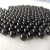 Jingyu Black Agate Non-Hole round Beads Series Agate Beads Black Scattered Beads Inlaid DIY Semi-Finished Accessories Single Bead