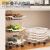 Kitchen Foldable Vegetable Rack Fruit Vegetable Basket Storage Basket Multi-Layer Floor Movable Storage Rack with Wheels