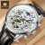 One Piece Dropshipping Olevs Brand Watch Wholesale Multifunctional Hollow Mechanical Watch Leather Watch Strap Men's Watch Men's Watch
